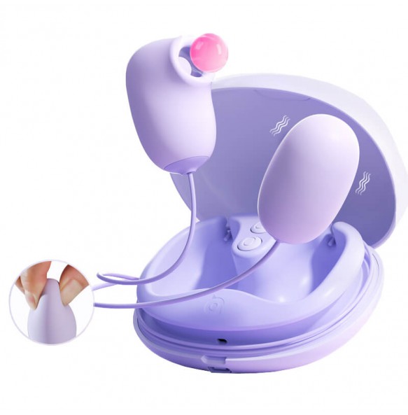 MizzZee - Shell Vibrating Egg (Chargeable - Purple)